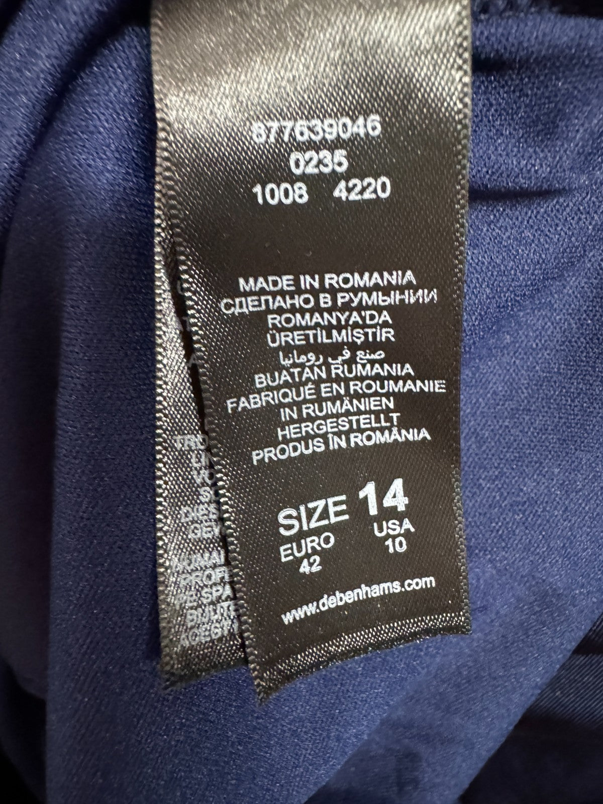 ๐ Debut Blue Evening Dress โ AU 14 | Elegant Full Length Formal Gown ๐ As New