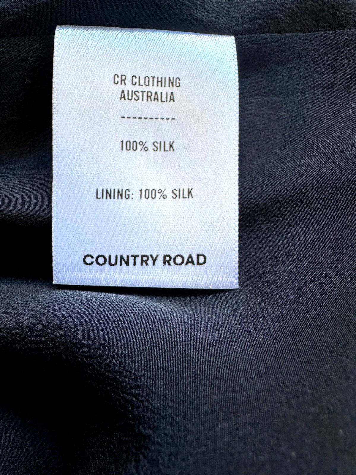 Country Road Black Pure Silk Strapless Cocktail Dress – Size 14 – 🖤 Elegant 🖤