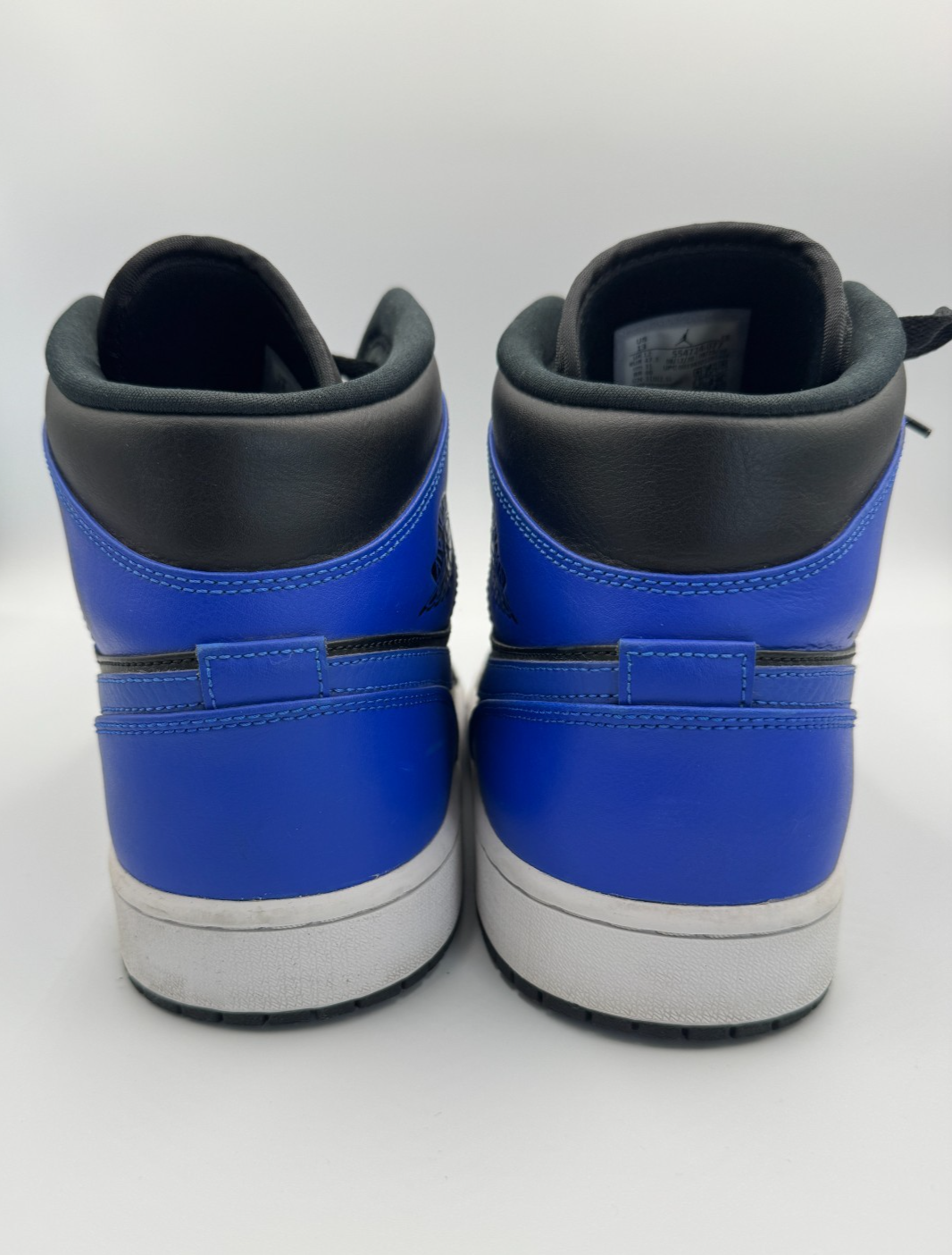 Nike Size 13 Air Jordan 1 Mid Hyper Royal sneakers As new, worn once🌟RARE RETRO