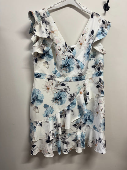 🌸 City Chic Shy Orchid Dress – Plus Size L 20 Multicoloured Floral New RRP $160
