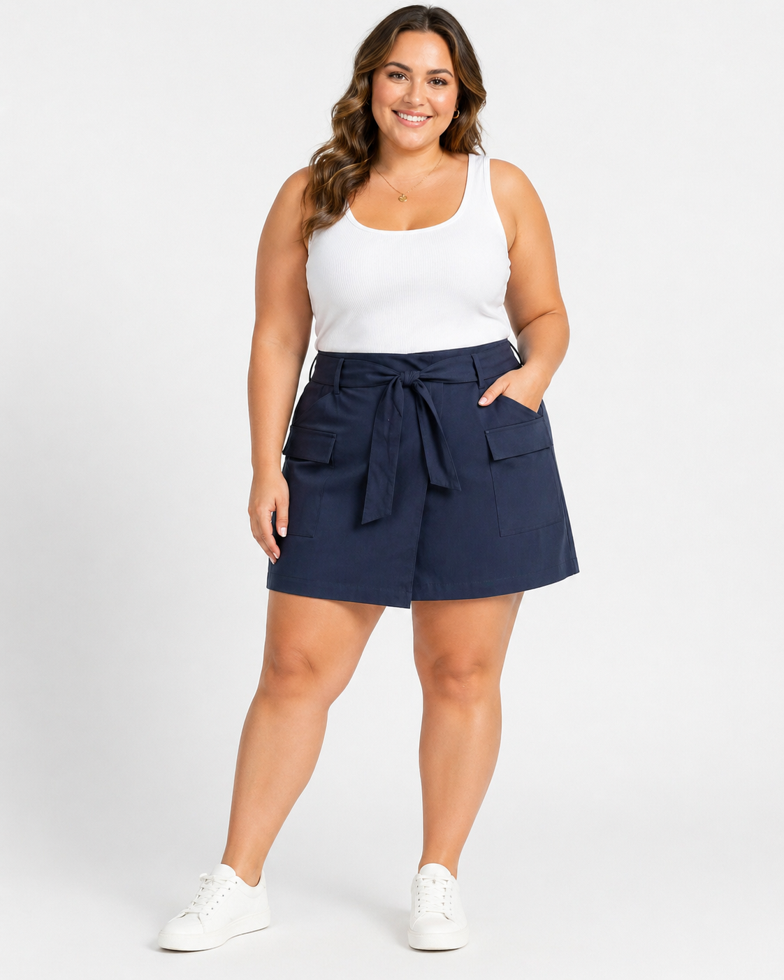 💙 Autograph Ocean Breeze Pocket Skirt – Dark Navy Plus Size 20 NWT RRP $85 💙