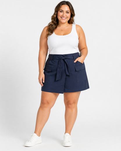 💙 Autograph Ocean Breeze Pocket Skirt – Dark Navy Plus Size 20 NWT RRP $85 💙