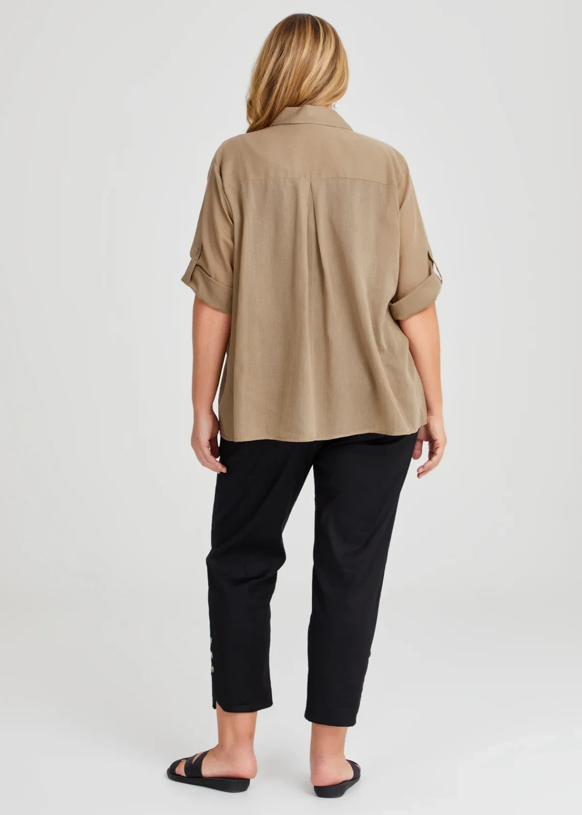 💖 Taking Shape Natural Constellation Shirt in Cinnamon Plus Size 24 RRP $160 💖