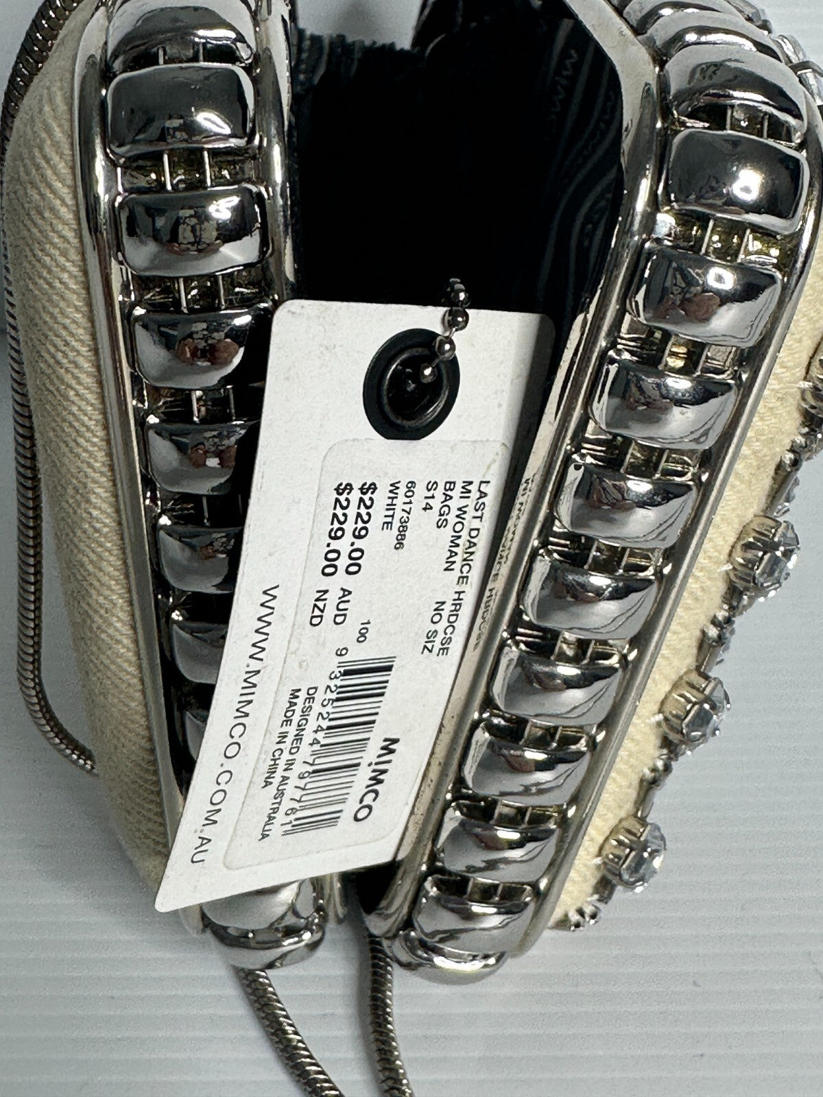 Mimco Last Dance Crystal Beaded Evening Clutch Brand New with Tag RRP $229