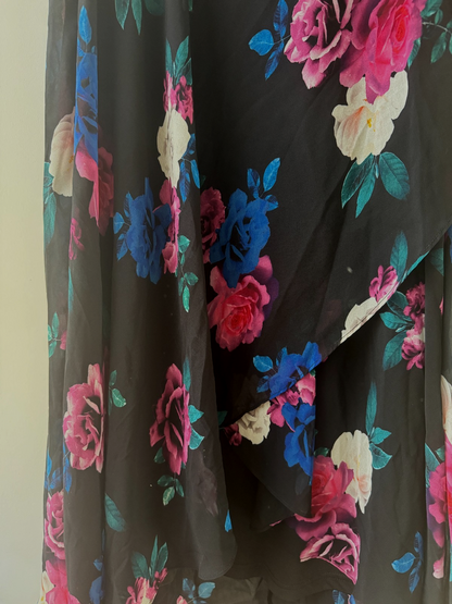 City Chic Michaela Print Wrap Skirt Women's Plus Size L 20 ⭐RRP $99⭐ As New