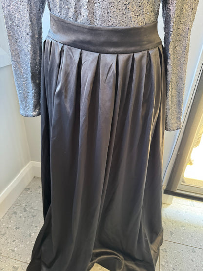 CITY CHIC Rosalie Luxe Maxi Sequin S/Split Dress Plus Sz XL/22 🖤 RRP $499.95 🖤