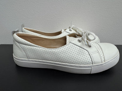Newport Frenz Shoes Women 10W White Leather Upper & Lining Comfort Shoes RRP$170