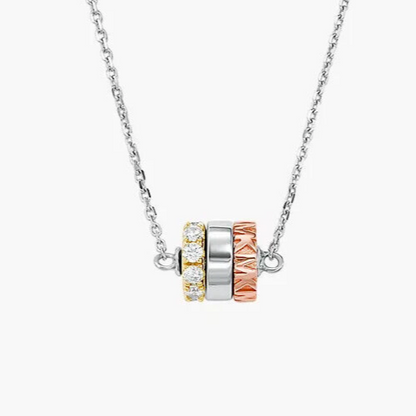 Michael Kors MK Multicolour Rondelle Design Silver Bracelet Genuine New RRP$265