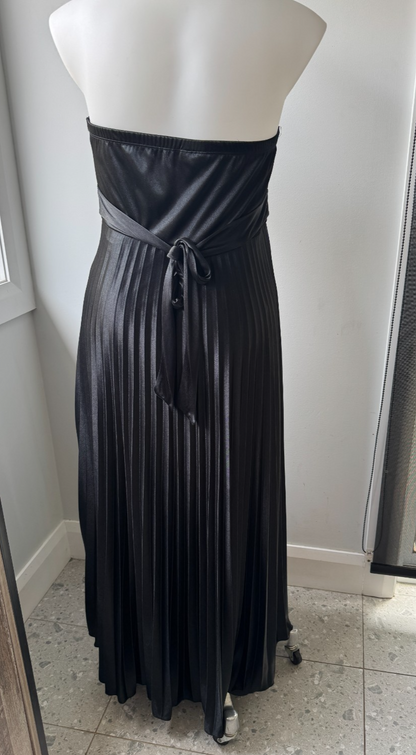 City Chic Black Helena Strapless Beaded Maxi Dress Plus Size 16  🖤 RRP $150🖤