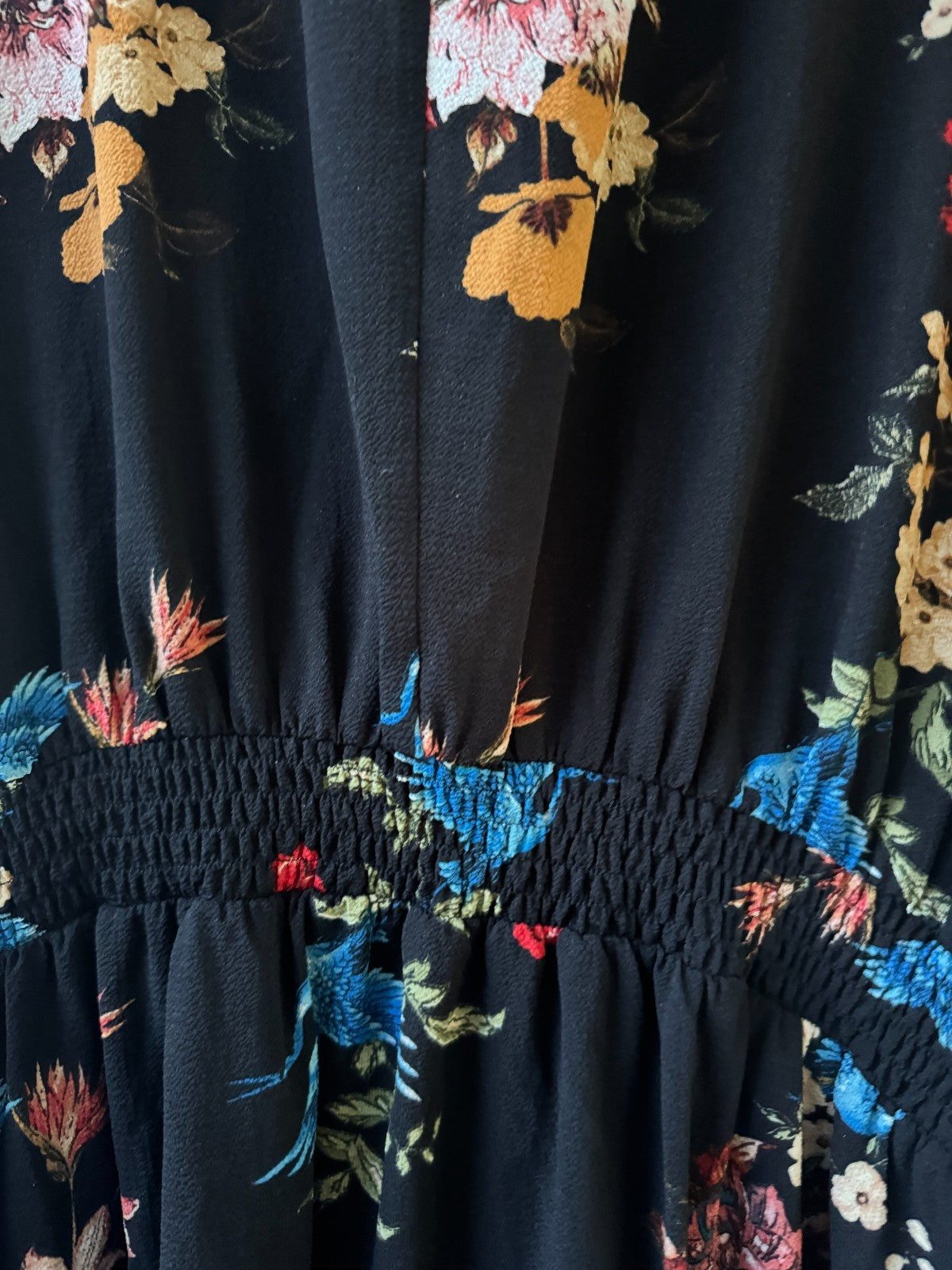 City Chic Women’s Avery Floral Maxi Dress Plus Size 20 L  V Neck Split Stuning
