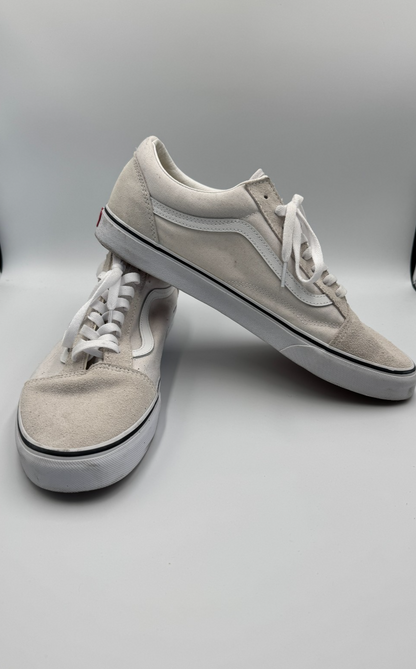 Vans Old Skool Low Top Grey Lace Up Shoes Worn Once as New  RRP $130 - US14 RARE