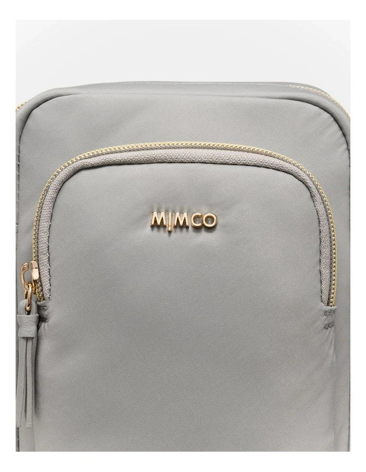 Mimco The Stage Phone Bag in Grey Sky New with Tags ❤️ RRP $150 ❤️