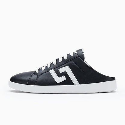 Rollie Prime Slipon Black Nite All Leather Sneakers New RRP $199 Size EU 40 AU 9