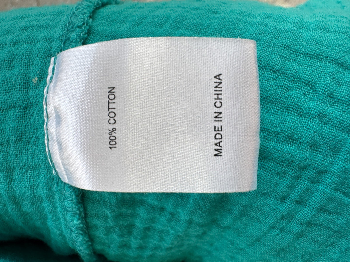 Taking Shape Plus Size 20 Jade Green Cotton Top Relaxed Fit Short Sleeve As New