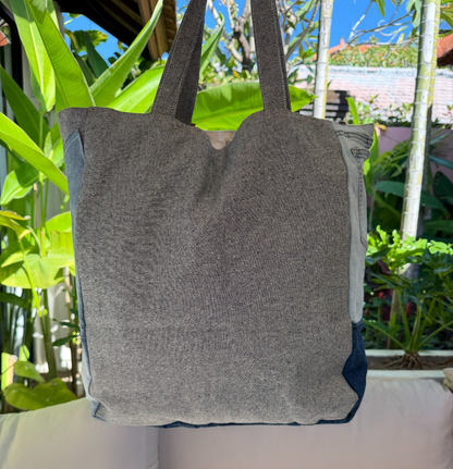⭐ Upcycled Denim Tote Bag -"Perfectly Imperfect" – Handmade Eco-Friendly NEW ⭐