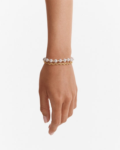 Mimco NEW Heart Beat Pearl Bracelet Pink 🖤🖤🖤 Genuine RRP $59.95