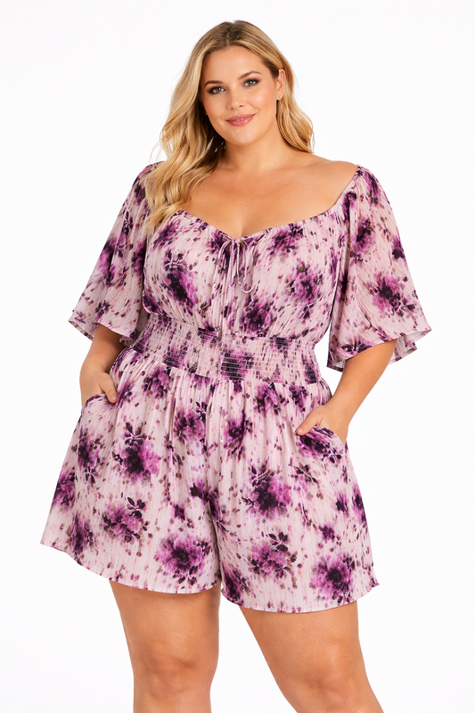 You & All Purple Playsuit  Size 20 New with Tags RRP $79