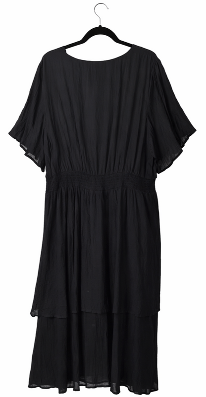 🖤 You + All Black Midi Dress – Plus Size 24 🌟 Wow Factor Dress 🌟