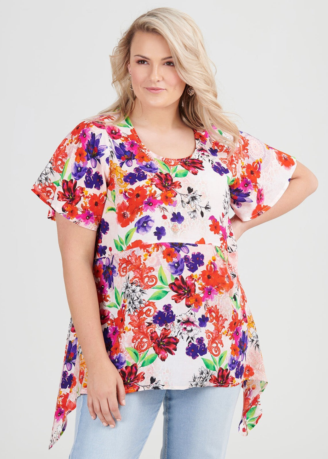 Taking Shape Natural Botanical Top New with Tag Size 18