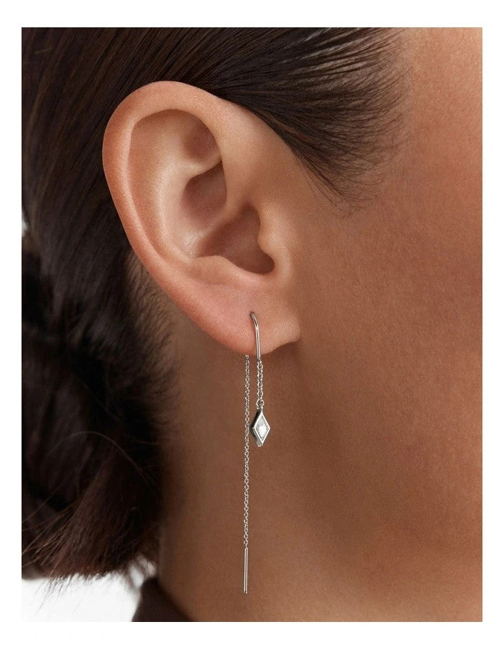Mimco Cupid Duo Earrings Set  🖤 Silver 🖤 New with Tags and Dust Bag RRP $90