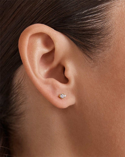 MIMCO Fond Earrings Set Gold 14K Plated CZ Pearl 3 Pack NEW Dust Bag RRP $149.99