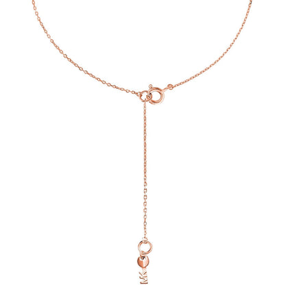 Michael Kors MK  Love Rose Gold Plated Silver Necklace New RRP $245 Genuine