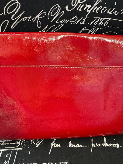 MIMCO 🌟Vintage🌟 Molter Envelope Turnlock Clutch in Patent Leather in Scarlet