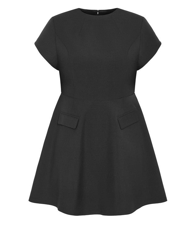 City Chic Dynamic Cap Sleeve Skater Dress - Plus size L 20 New RRP $140 Stunning