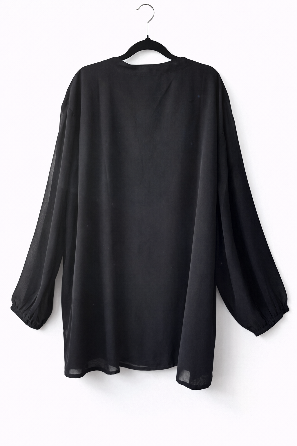 My Size Beaded Front Top Plus Size XL 22-24  Black long Sleeve Top New RRP $100