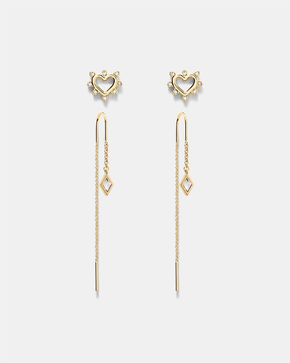 Mimco Cupid Duo Earrings Set  🖤 Gold 🖤 New with Tags and Dust Bag RRP $90