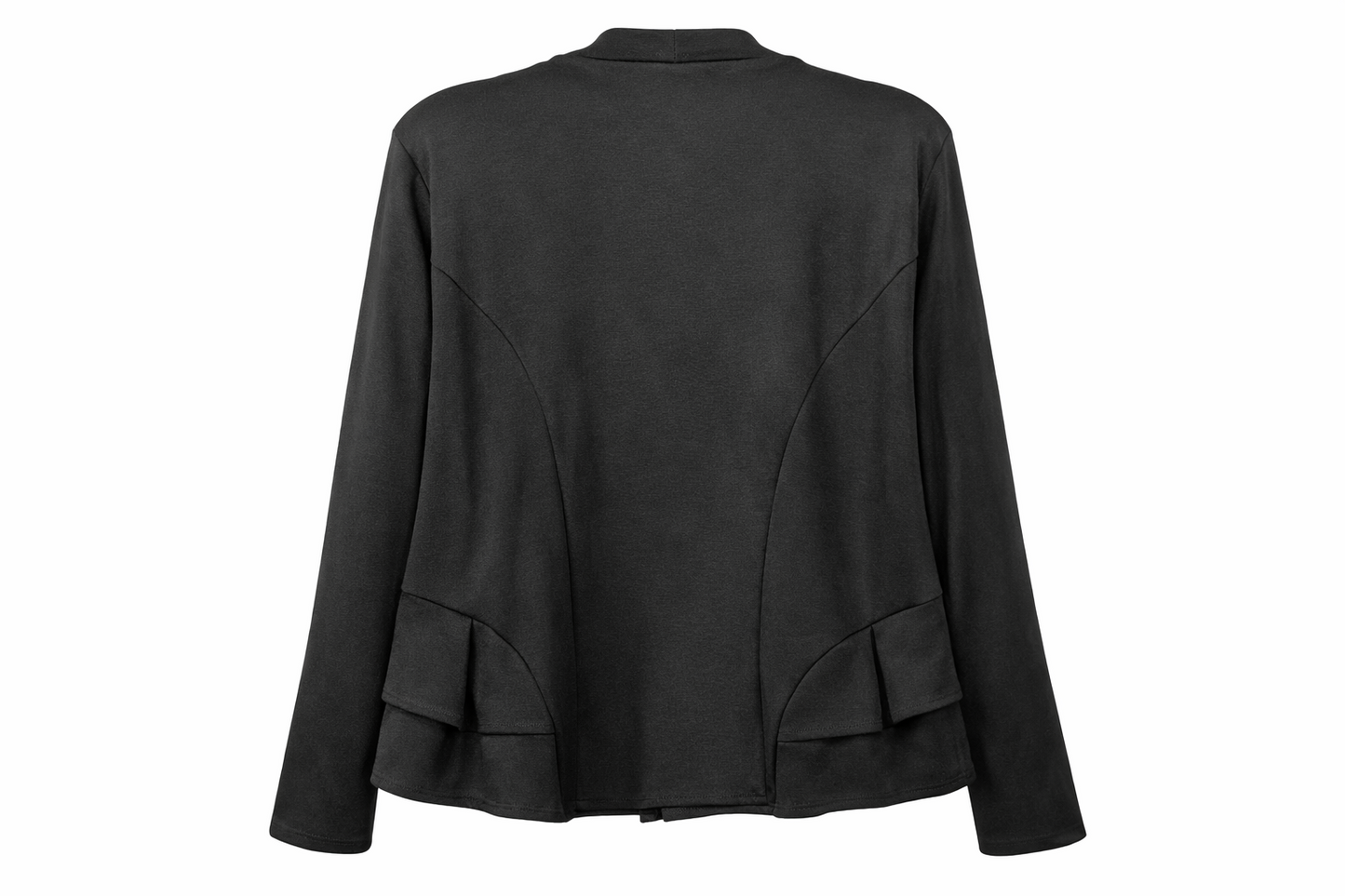 City Chic Peplum Cropped Blazer Black Plus Size L 20 New RRP $100