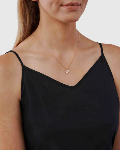 Michael Kors MK  Love Rose Gold Plated Silver Necklace New RRP $245 Genuine
