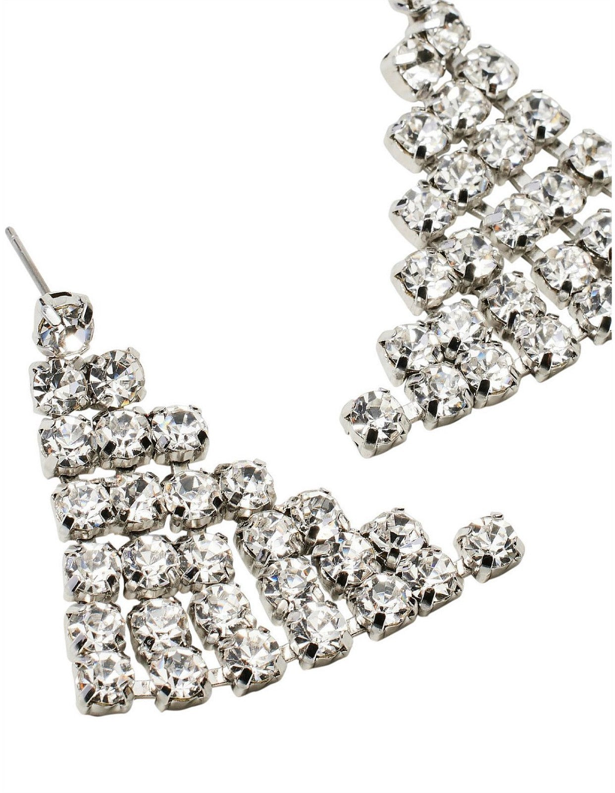 Mimco Galore Drop Earrings in Silver New *Genuine  RRP $100  Stunning + Dust Bag