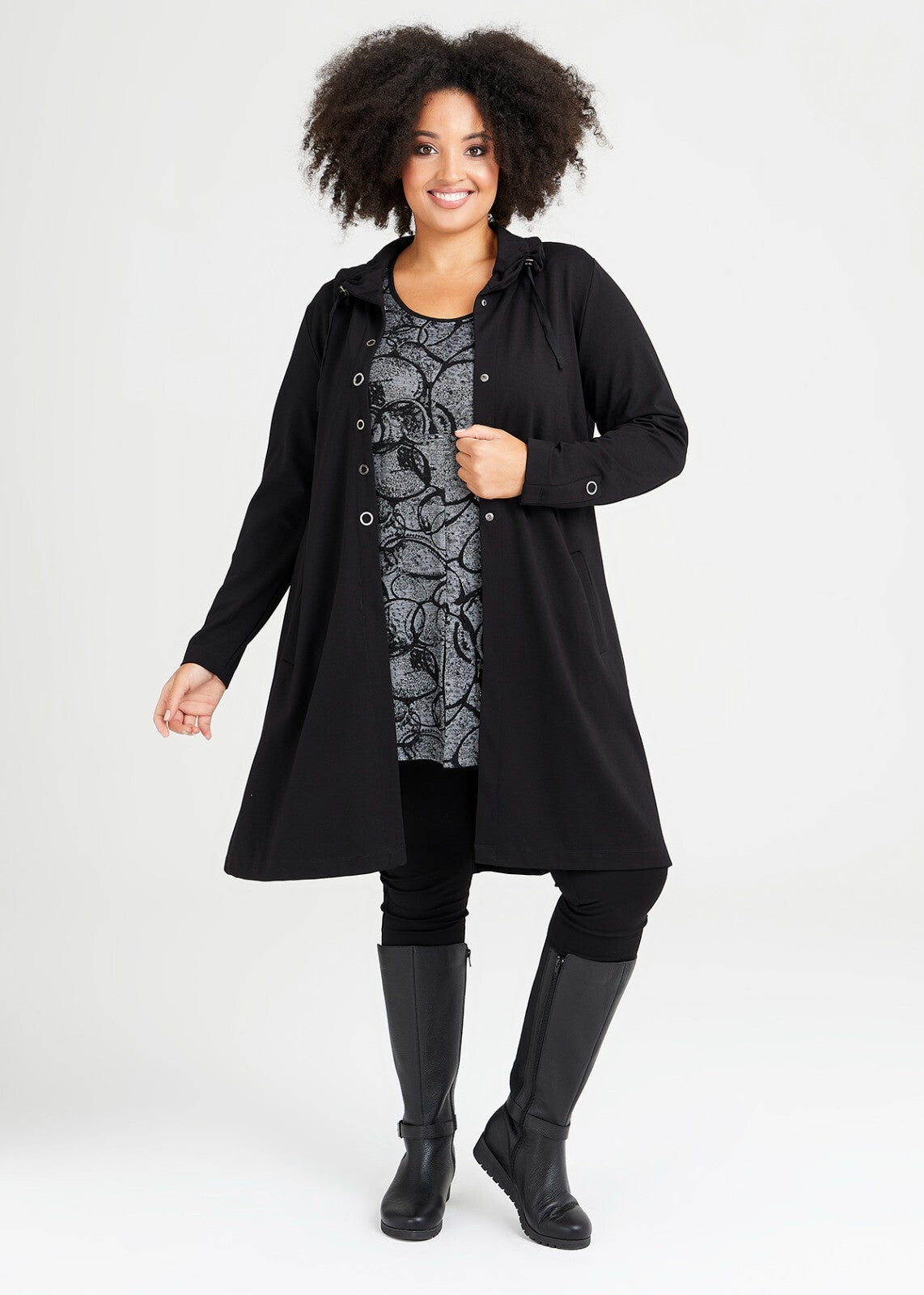 Taking Shape Abstract Panelled Tunic Top  Plus Size 12-14 RRP $140 New