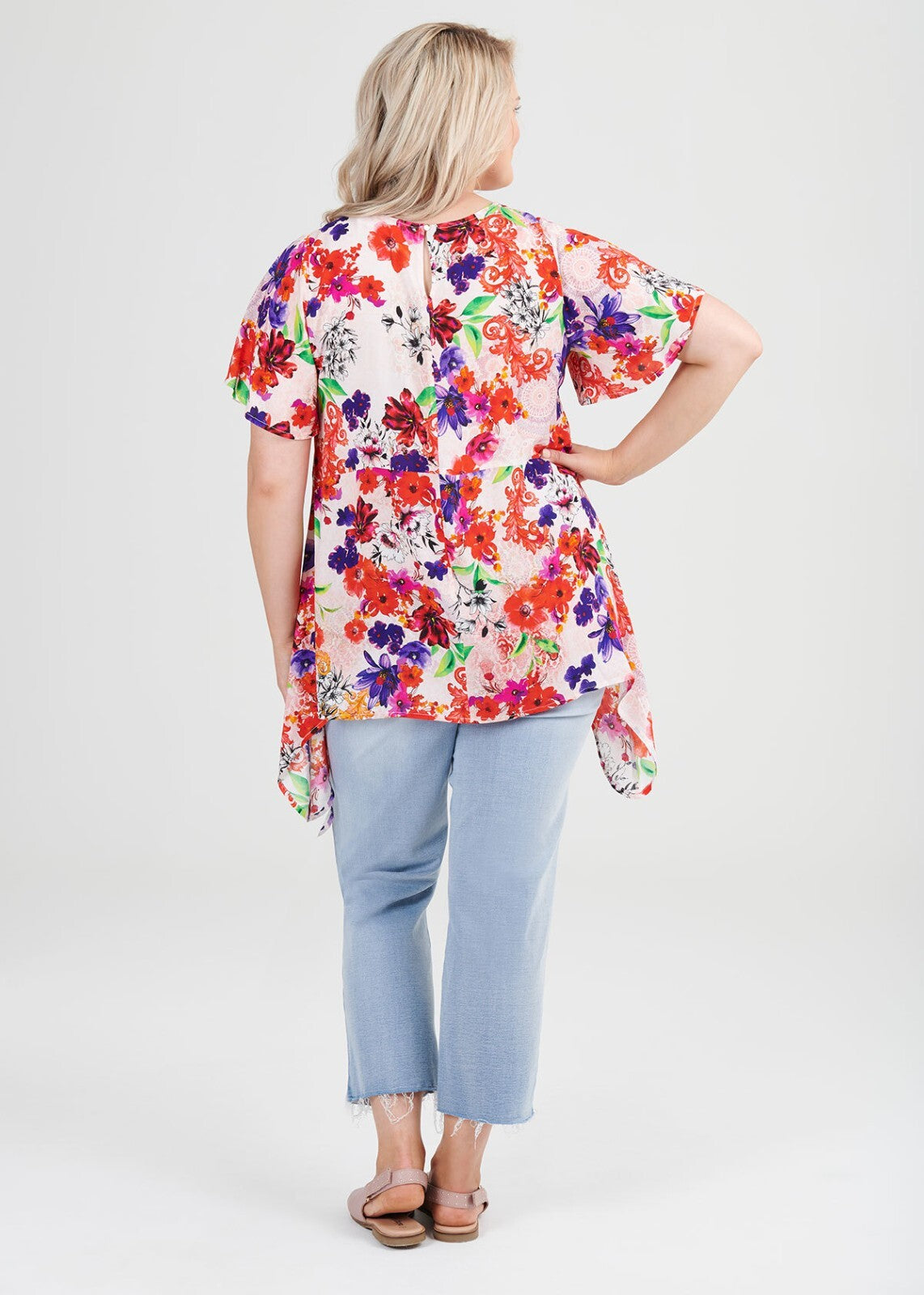Taking Shape Natural Botanical Top New with Tag Size 18