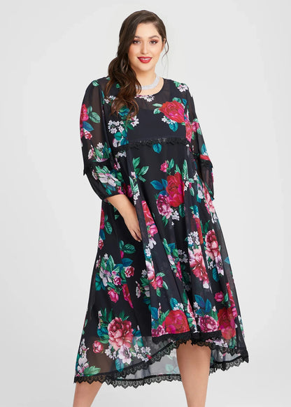 Taking Shape Natural Floral Bouquet Dress in Floral Print Size 28 RRRP $160