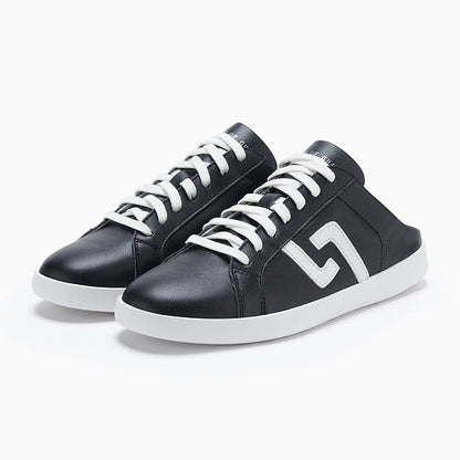 Rollie Prime Slipon Black Nite All Leather Sneakers New RRP $199 Size EU 40 AU 9