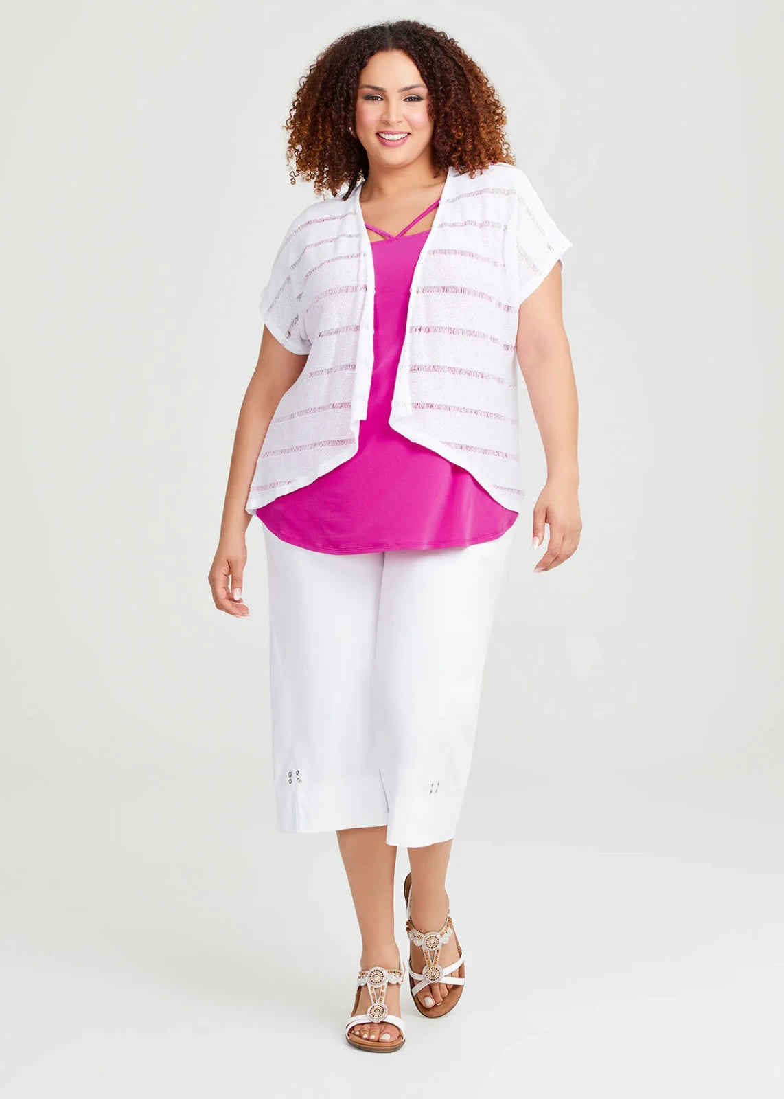 Taking Shape Linear Knit Cardi/Shrug RRP $99 Must Have for your Wardrobe Size 18