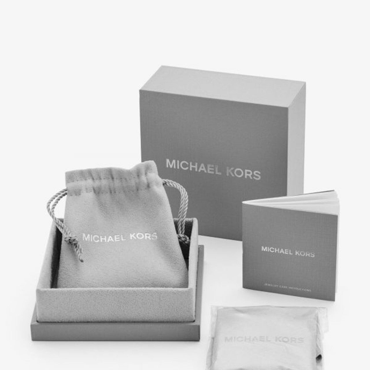Michael Kors MK Gold Plated Silver & Zirconia Necklace New RRP $295 Genuine