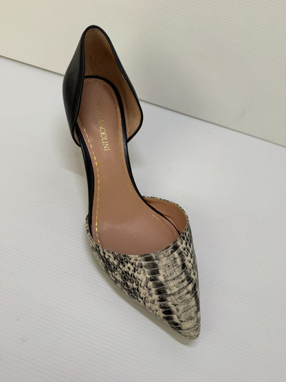ENZO ANGIOLINI Eagabrino Black & White Pointed Toe High Heels Leather worn once
