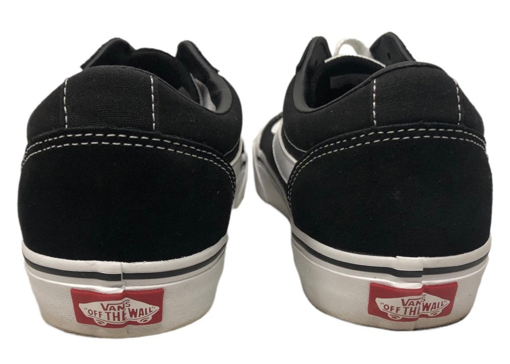 VANS WARD SUEDE/CANVAS Black White - Size 9 W - Worn Once VN0A3IUNIJU RRP $140