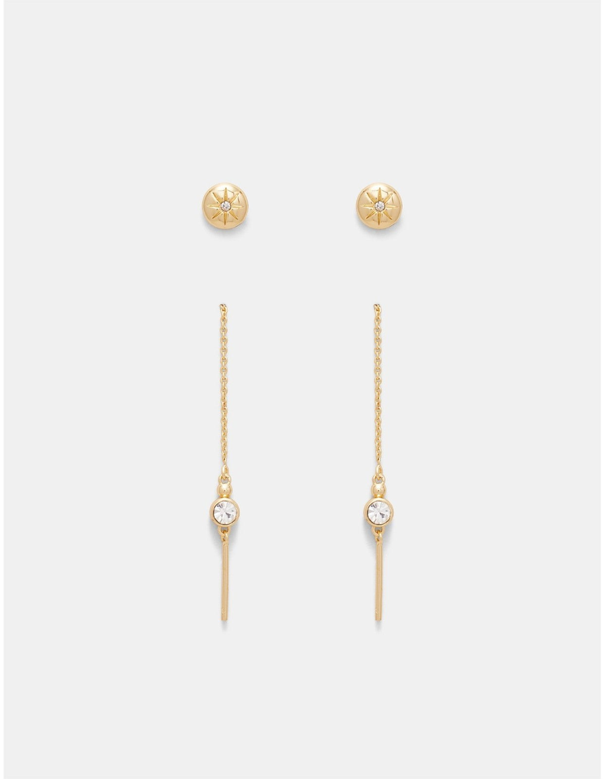 MIMCO Mystique Earrings Duo set  in Gold 4 pieces ✨ with Dust Bag RRP $79.99 ✨
