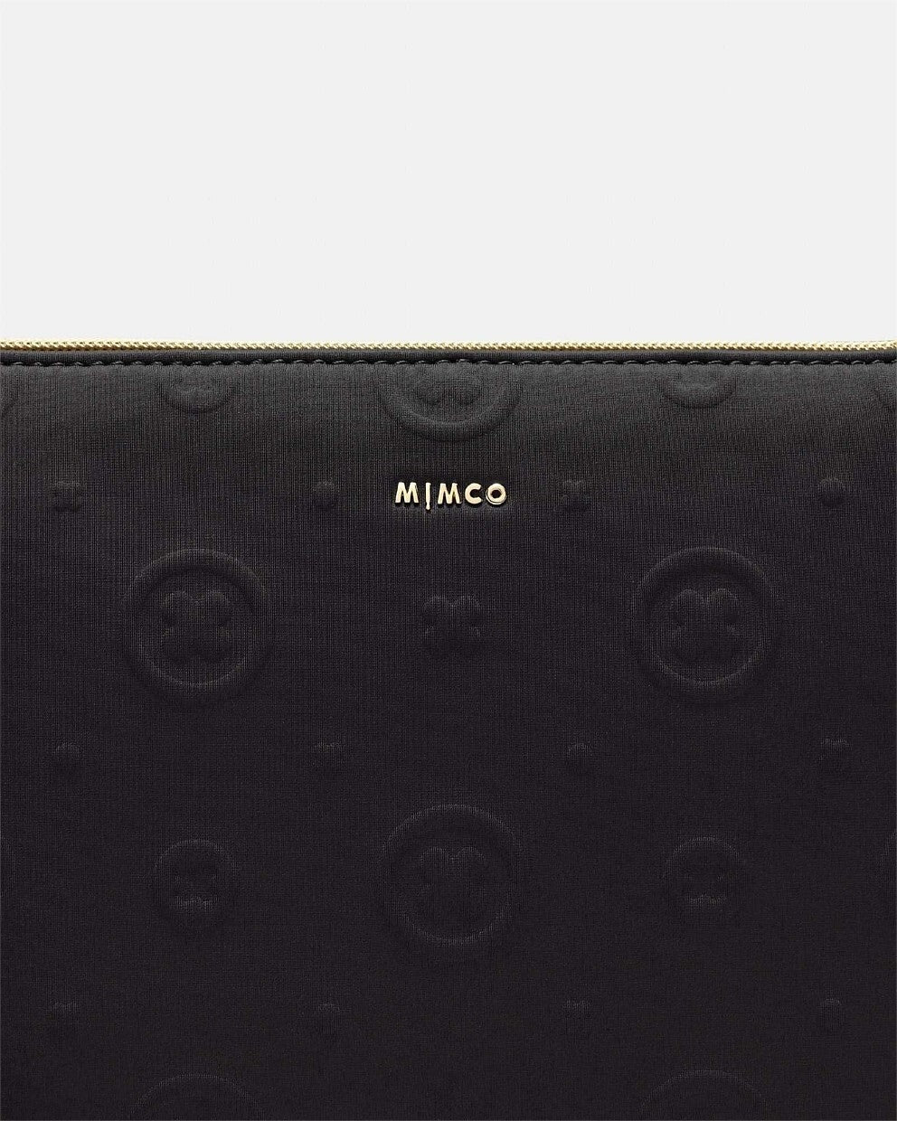 Mimco Flashback Neoprene Pouch Black with Wrist Strap Genuine New ❤️RRP $99.95❤️