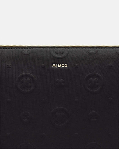 Mimco Flashback Neoprene Pouch Black with Wrist Strap Genuine New ❤️RRP $99.95❤️