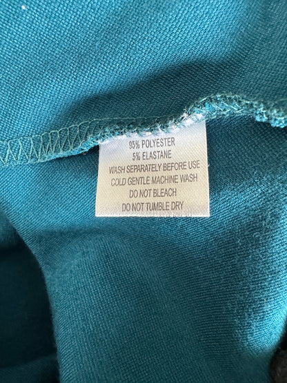 City Chic Plus Size Black/Green Dress Size L (Approx AU 20) Sleeveless – Stretch