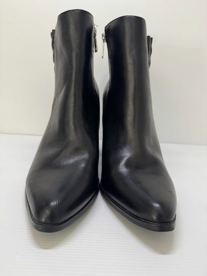 City Chic Joelle Ankle Boots Black EU 41 AS/US 10 - 8cm Block Heel 🖤 New 🖤