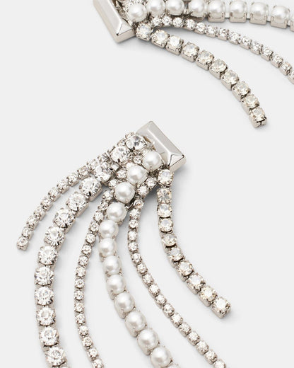 Mimco Cue The Lights Earrings Silver Genuine New RRP$99