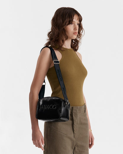Mimco Women's Explore Crossbody Medium Bag - Black Genuine New
