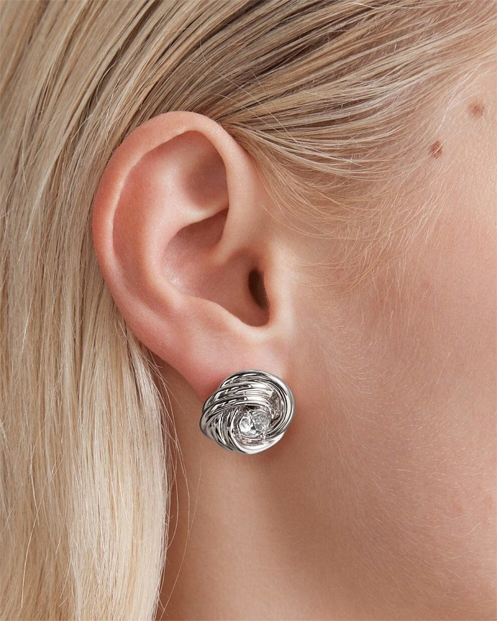 Mimco In A Knot Stud Earrings Genuine New RRP $69.99 with Dust Bag