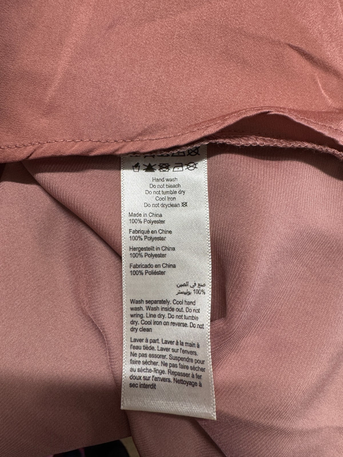 🌸 City Chic Chiffon Bow Blouse Plus Size M (18) Dusty Rose Elegant Long Sleeve